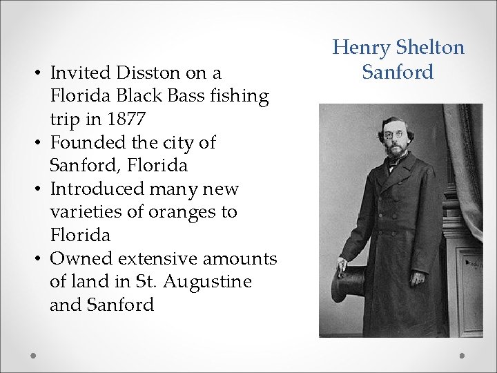  • Invited Disston on a Florida Black Bass fishing trip in 1877 •