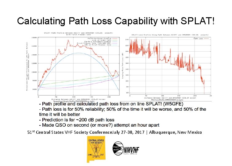 Calculating Path Loss Capability with SPLAT! 51 st Central States VHF Society Conference. July