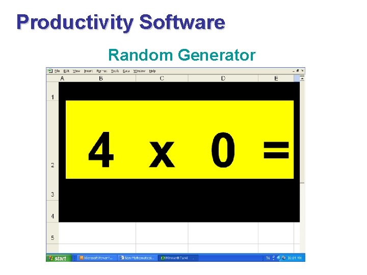 Productivity Software Random Generator 
