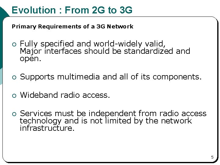 3 Rd Generation Wcdma Umts Wireless Network Presentation