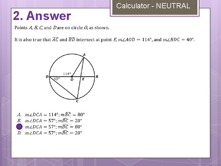 2. Answer Calculator - NEUTRAL 