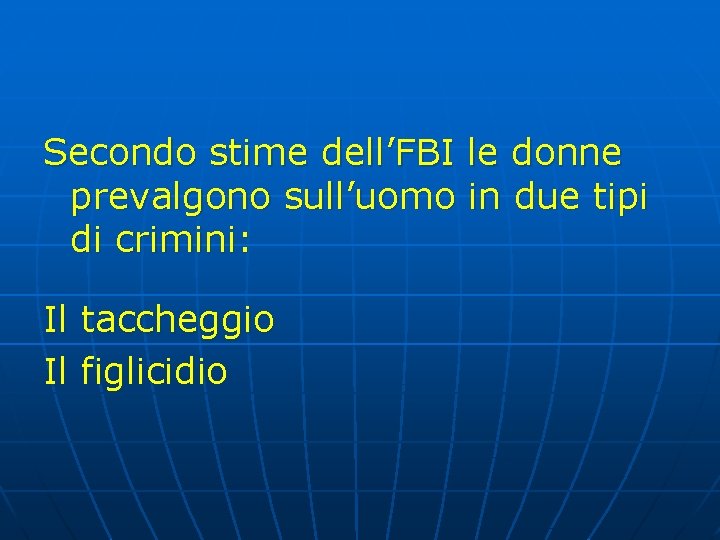 Secondo stime dell’FBI le donne prevalgono sull’uomo in due tipi di crimini: Il taccheggio Secondo stime dell’FBI le donne prevalgono sull’uomo in due tipi di crimini: Il taccheggio