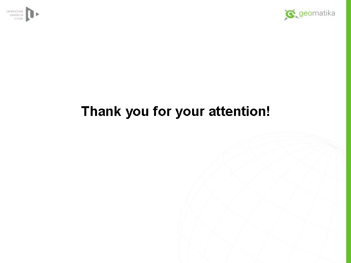 Thank you for your attention! 