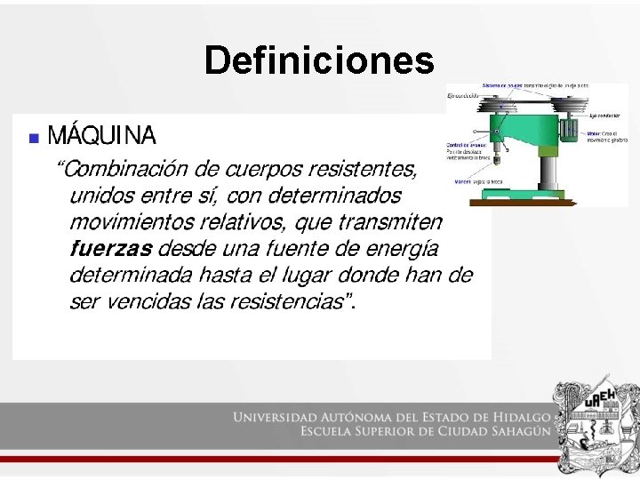 Definiciones Definiciones