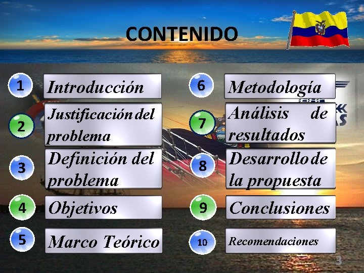 CONTENIDO 1 Introducción 6 2 Justificación del problema 7 3 Definición del problema 8