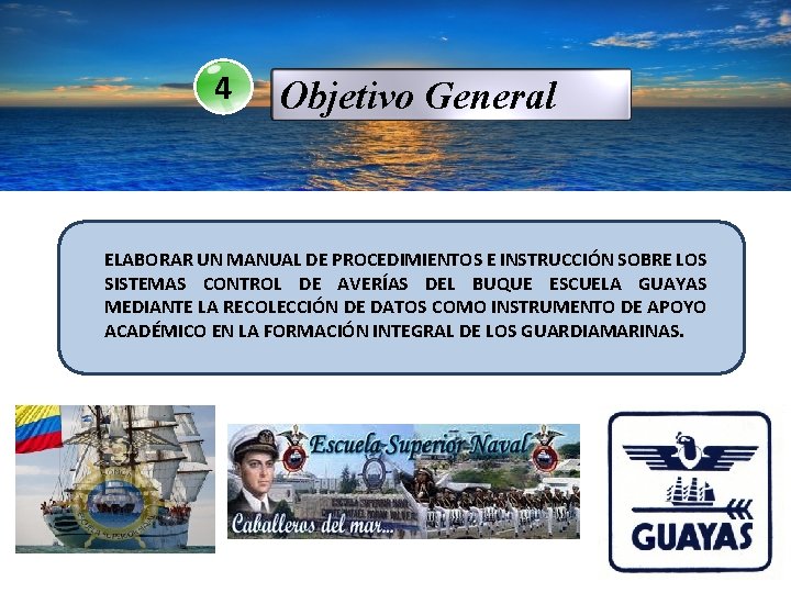 4 Objetivo General ELABORAR UN MANUAL DE PROCEDIMIENTOS E INSTRUCCIÓN SOBRE LOS SISTEMAS CONTROL