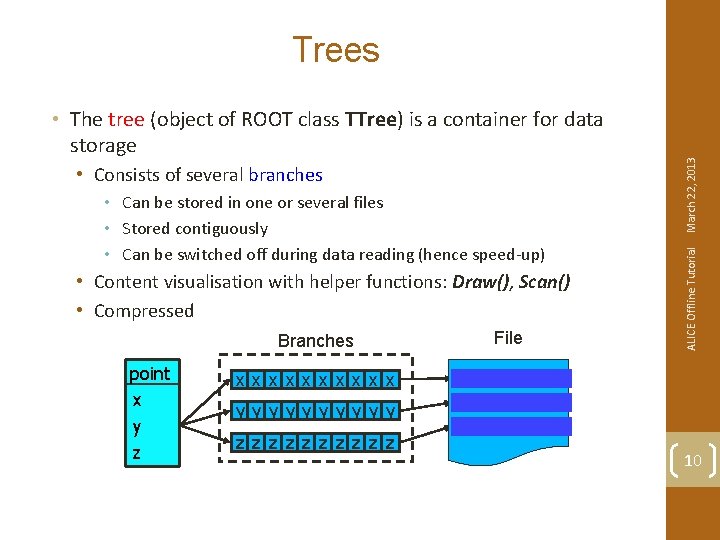  • Consists of several branches • Can be stored in one or several