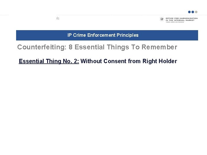 Examples of business models IP Crime Enforcement Principles Counterfeiting: 8 Essential Things To Remember