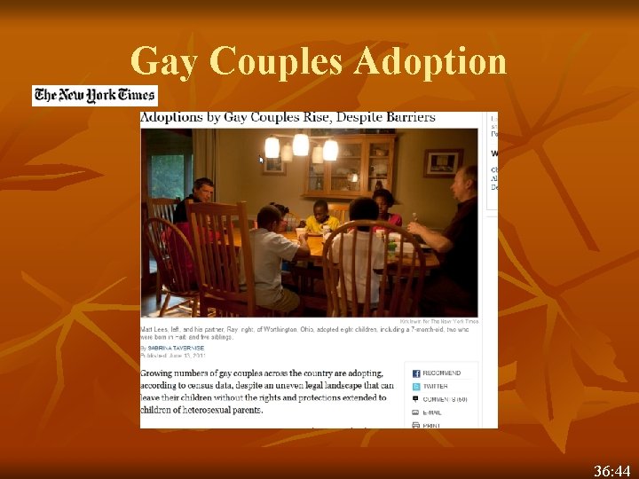 Gay Couples Adoption 36: 44 