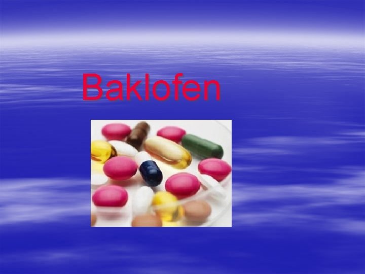 Baklofen 