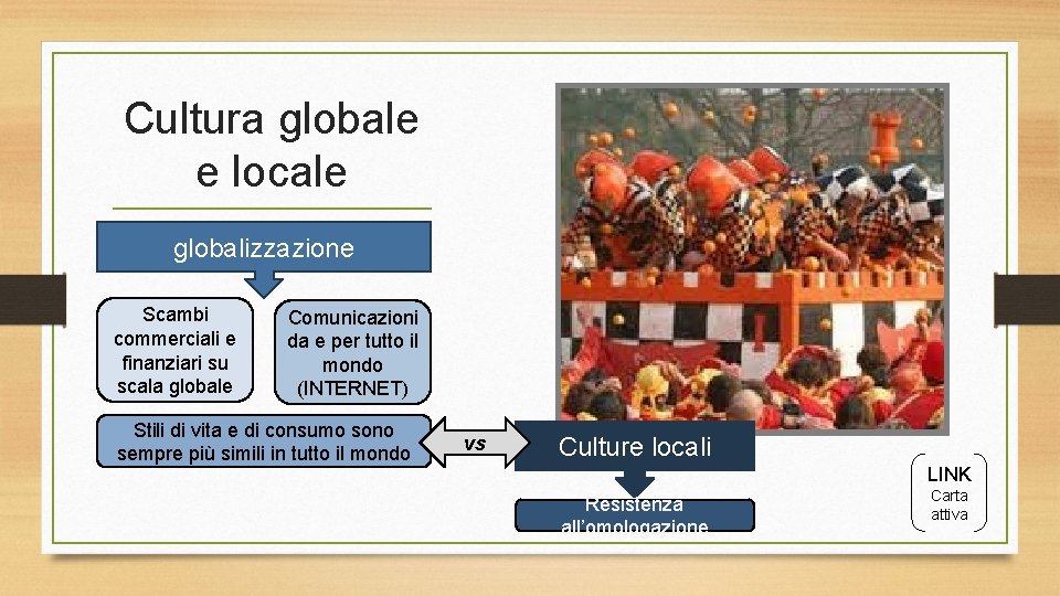 Cultura globale e locale globalizzazione Scambi commerciali e finanziari su scala globale Comunicazioni da Cultura globale e locale globalizzazione Scambi commerciali e finanziari su scala globale Comunicazioni da