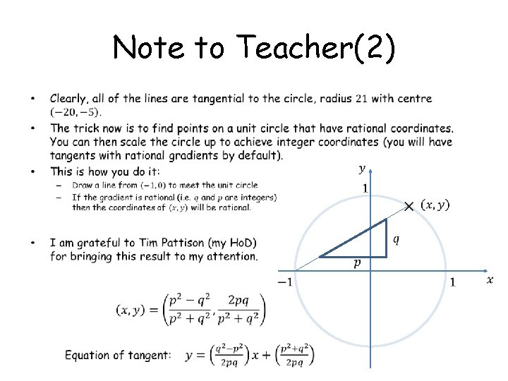 Note to Teacher(2) • 