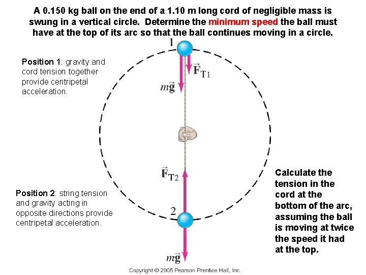 A 0. 150 kg ball on the end of a 1. 10 m long