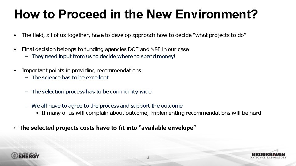 How to Proceed in the New Environment? • The field, all of us together, How to Proceed in the New Environment? • The field, all of us together,