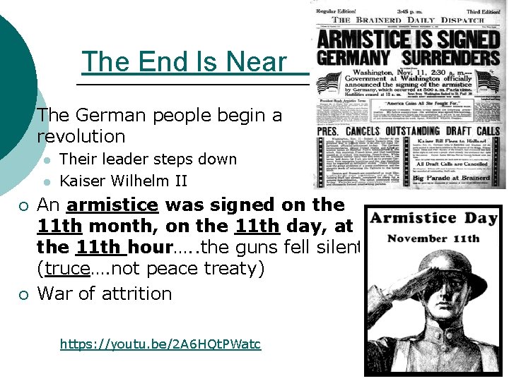 The End Is Near ¡ The German people begin a revolution l l ¡ The End Is Near ¡ The German people begin a revolution l l ¡