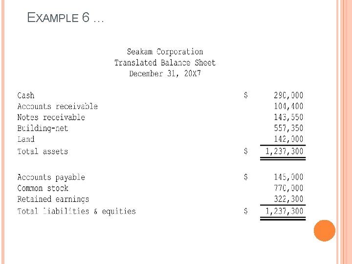 EXAMPLE 6 … EXAMPLE 6 …
