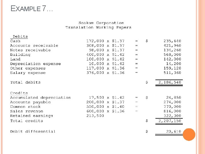 EXAMPLE 7… EXAMPLE 7…