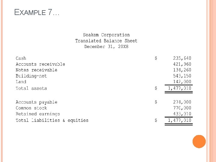 EXAMPLE 7… EXAMPLE 7…