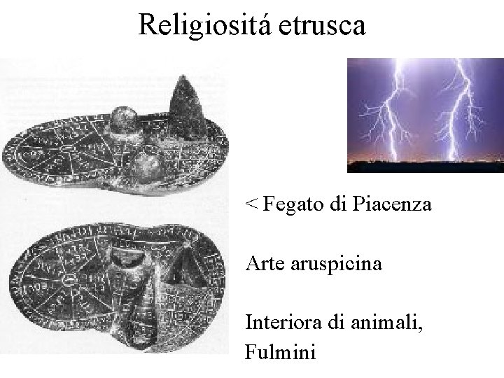 Religiositá etrusca < Fegato di Piacenza Arte aruspicina Interiora di animali, Fulmini 