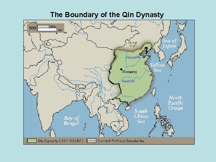 The Boundary of the Qin Dynasty 