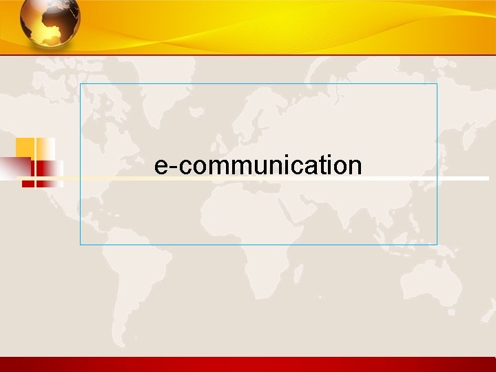 e-communication 