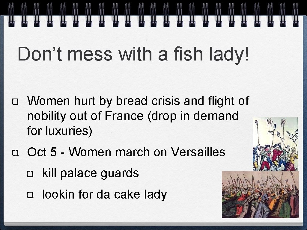 Don’t mess with a fish lady! Women hurt by bread crisis and flight of