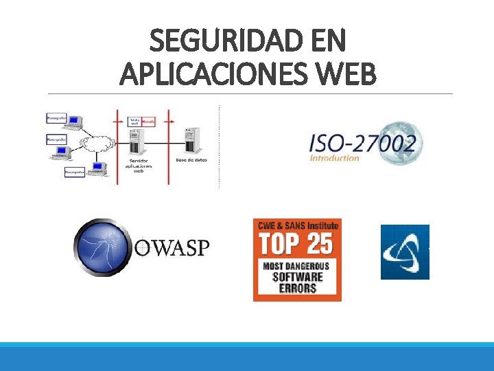 SEGURIDAD EN APLICACIONES WEB 