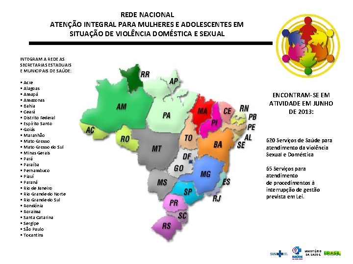 REDE NACIONAL ATENÇÃO INTEGRAL PARA MULHERES E ADOLESCENTES EM SITUAÇÃO DE VIOLÊNCIA DOMÉSTICA E