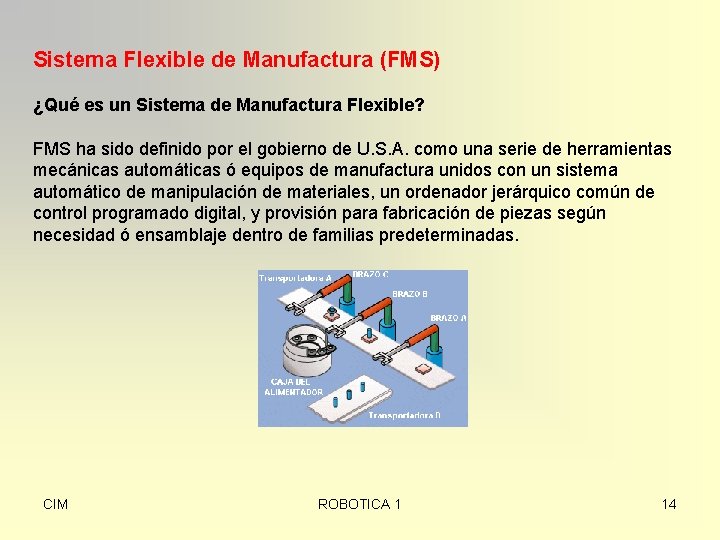 Sistema Flexible de Manufactura (FMS) ¿Qué es un Sistema de Manufactura Flexible? FMS ha