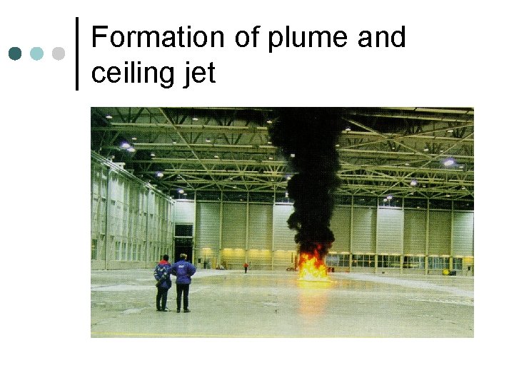 Formation of plume and ceiling jet 