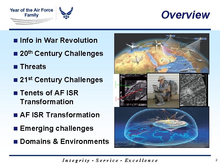 Overview n Info in War Revolution n 20 th Century Challenges n Threats n