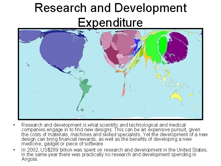Research and Development Expenditure • • Research and development is what scientific and technological