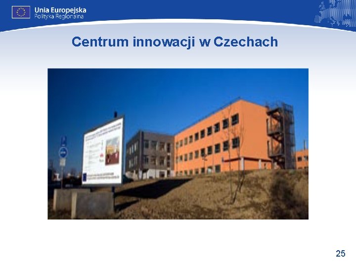 Centrum innowacji w Czechach 25 