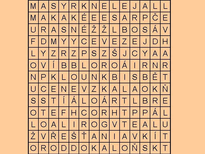 M M U F L O N U S O L Ž O A