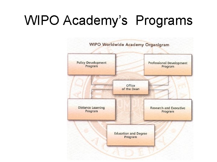 WIPO Academy’s Programs 