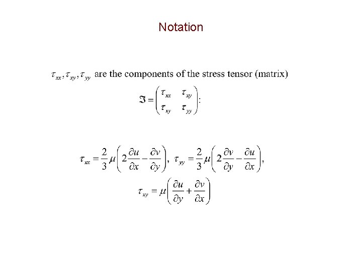 Notation 