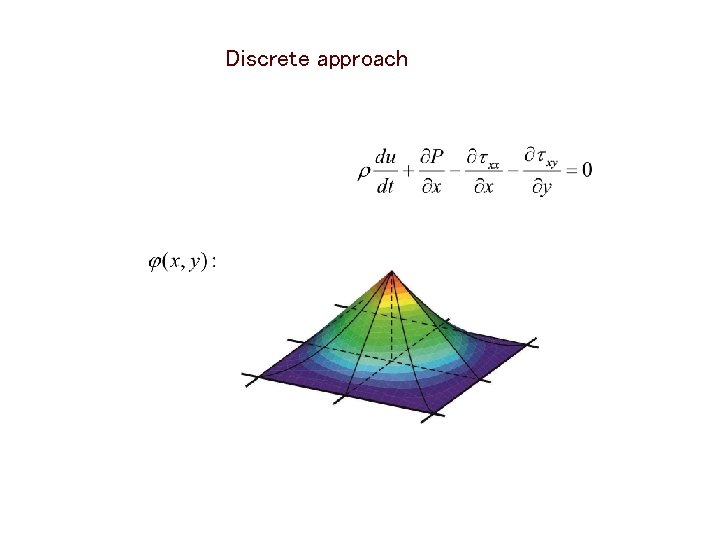 Discrete approach 