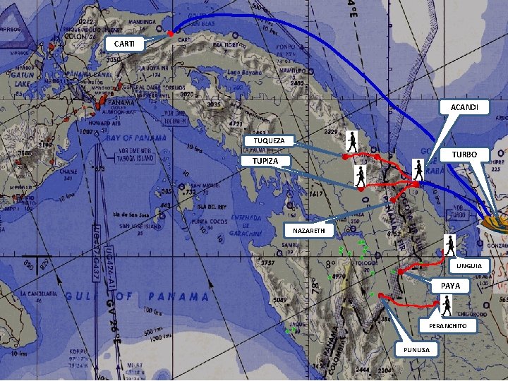 CARTI ACANDI TUQUEZA TURBO TUPIZA NAZARETH UNGUIA PAYA PERANCHITO PUNUSA 