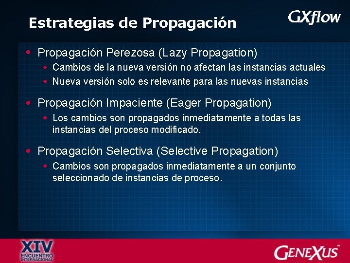 Estrategias de Propagación Perezosa (Lazy Propagation) Cambios de la nueva versión no afectan las