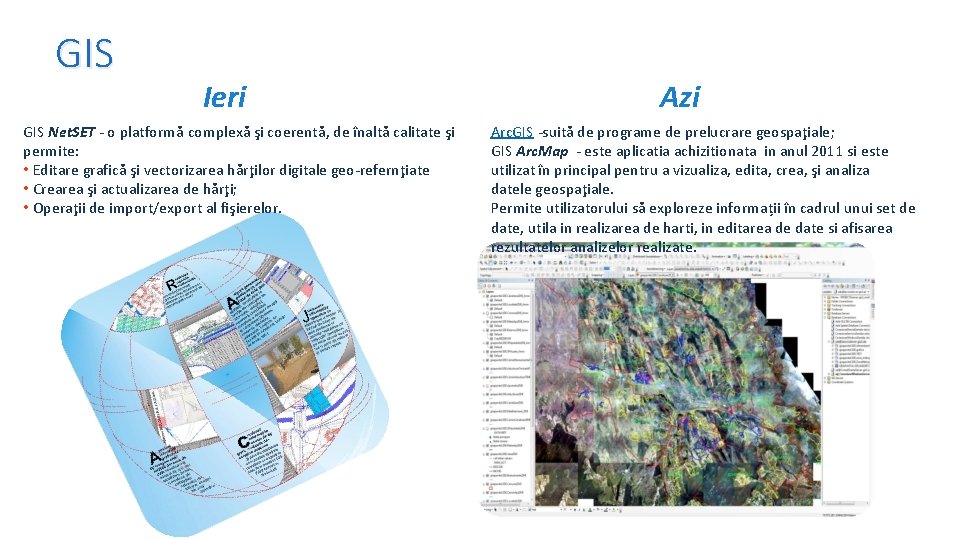 GIS Ieri GIS Net. SET - o platformă complexă şi coerentă, de înaltă calitate