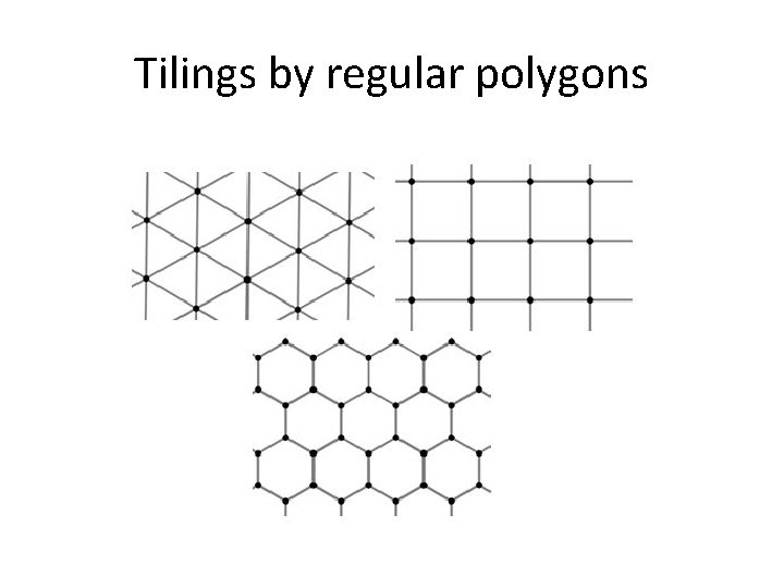 Tilings by regular polygons 