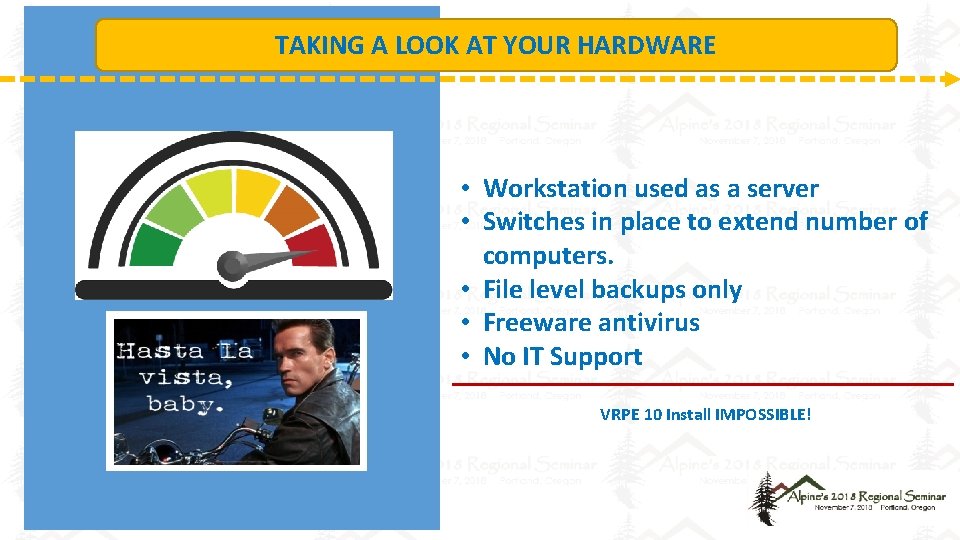 TAKING A LOOK AT YOUR HARDWARE • Workstation used as a server • Switches