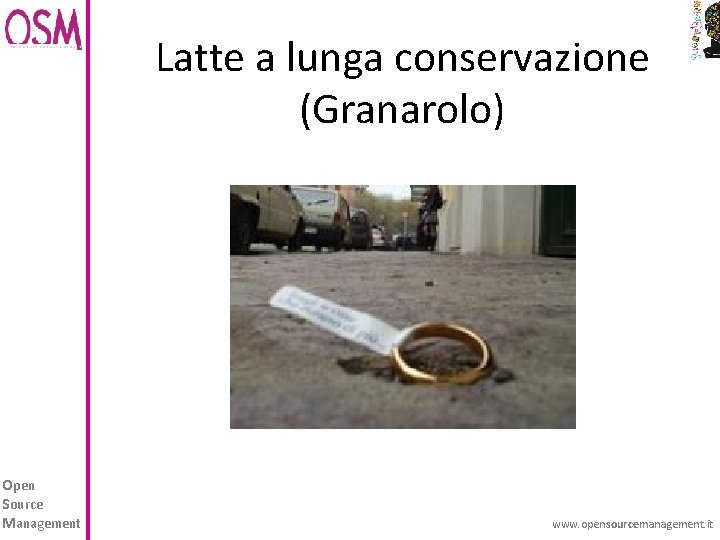 Latte a lunga conservazione (Granarolo) Open Source Management www. opensourcemanagement. it 