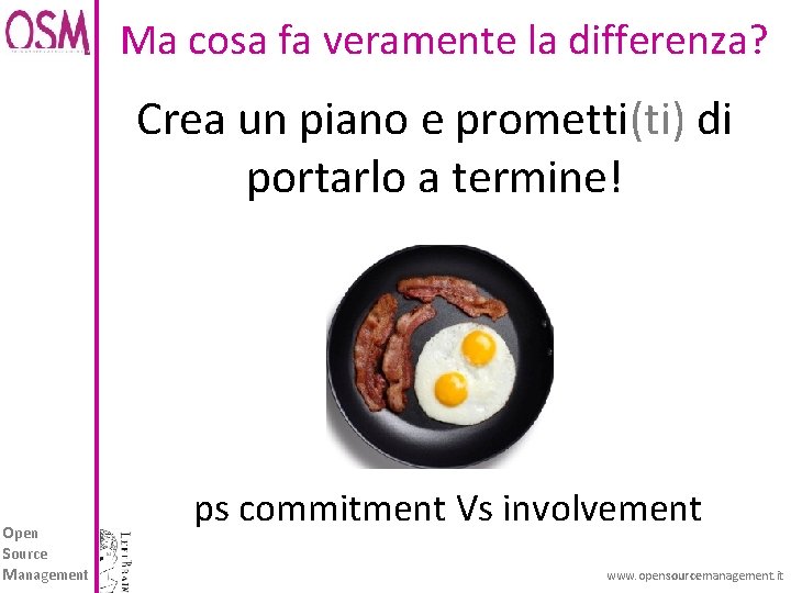 Ma cosa fa veramente la differenza? Crea un piano e prometti(ti) di portarlo a