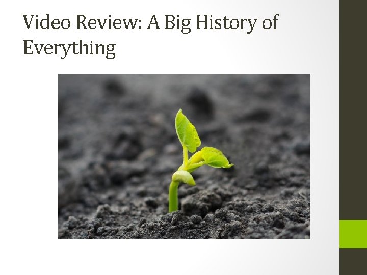 Video Review: A Big History of Everything Video Review: A Big History of Everything