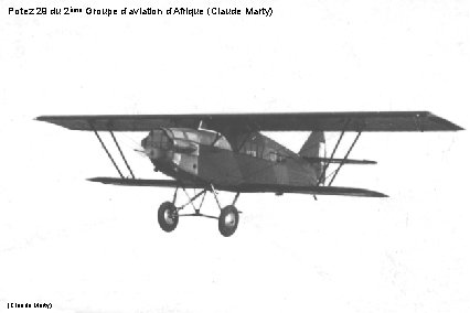 Potez 29 du 2ème Groupe d’aviation d’Afrique (Claude Marty) 