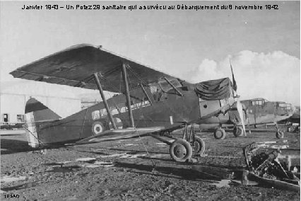 Janvier 1943 – Un Potez 29 sanitaire qui a survécu au Débarquement du 8