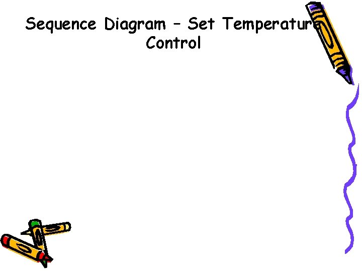 Sequence Diagram – Set Temperature Control 