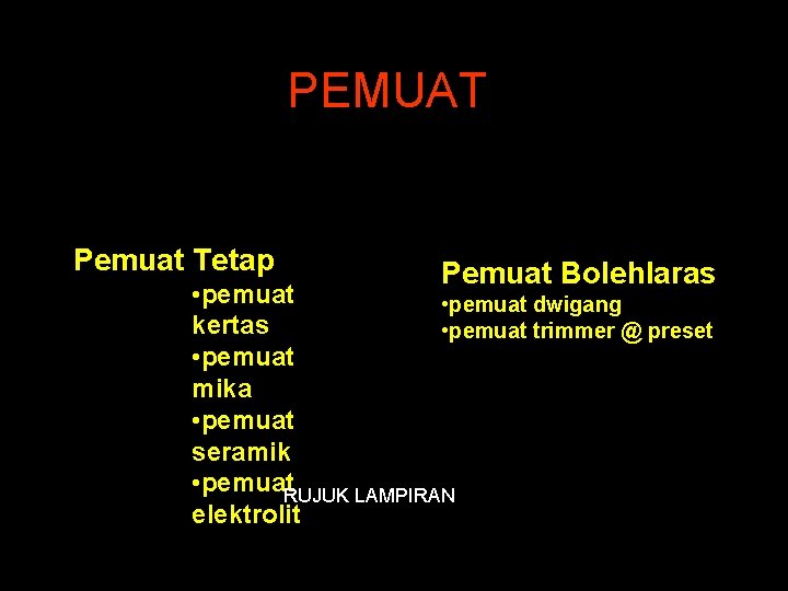 PEMUAT ØJENIS-JENIS; Pemuat Tetap Pemuat Bolehlaras • pemuat dwigang kertas • pemuat trimmer @