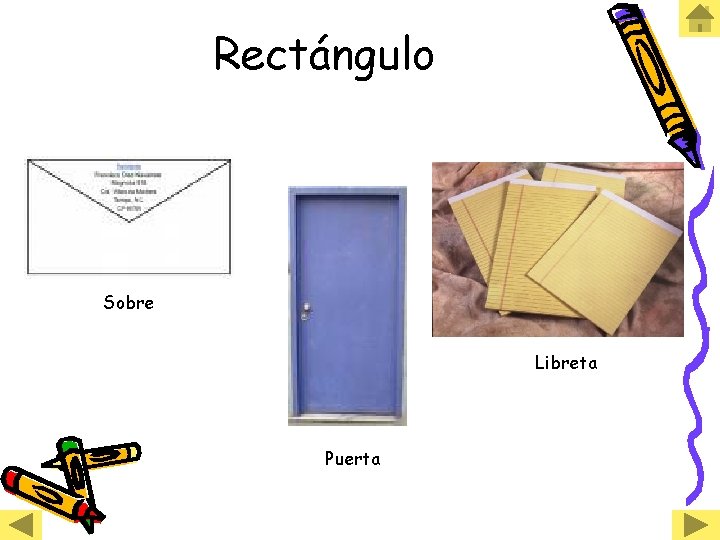 Rectángulo Sobre Libreta Puerta 